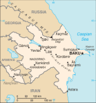 Azerbejdan - mapa kraju