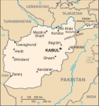 Afganistan - mapa kraju