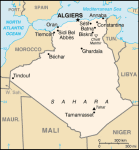 Algieria - mapa kraju