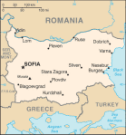 Bułgaria - mapa kraju