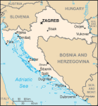 Chorwacja - mapa kraju