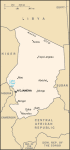 Czad - mapa kraju