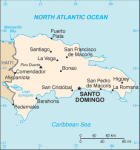Dominikana - mapa kraju