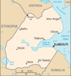 Dżibuti - mapa kraju