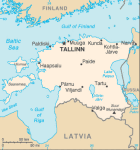 Estonia - mapa kraju