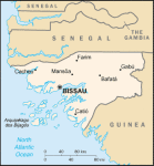 Gwinea Bissau - mapa kraju
