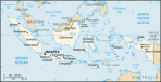 Indonezja - mapa kraju