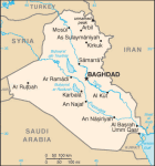 Irak - mapa kraju
