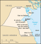 Kuwejt - mapa kraju