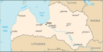 Łotwa - mapa kraju