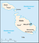 Malta - mapa kraju