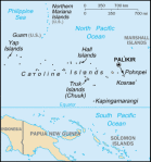 Mikronezja - mapa kraju