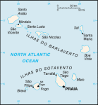 Republika Zielonego Przyldka - mapa kraju