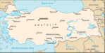 Turcja - mapa kraju