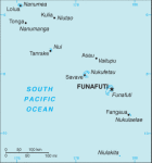 Tuvalu - mapa kraju