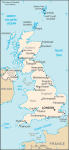 Wielka Brytania - mapa kraju